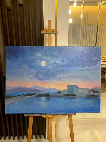 Hand-painted Canvas, commission a free artwork