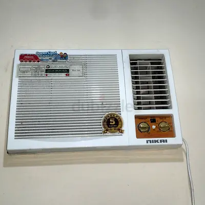 Nikai Window Air Conditioner - Used, Working