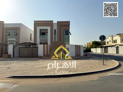 للبيع فيلا في المويهات3 بالكهرباء والمياه المكيفات مساحة 5000 قدم تملك حر لجميع الجنسيات