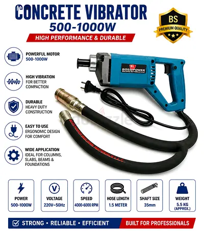 Concrete vibrator