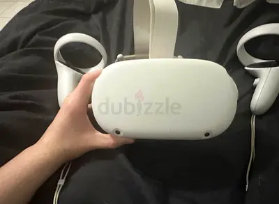 Meta Quest 2 Virtual Reality Headset with Controllers used less than 10 times no box