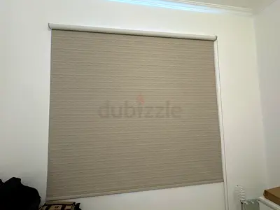 Beige Roller Blind - Good Condition, Ready to Install