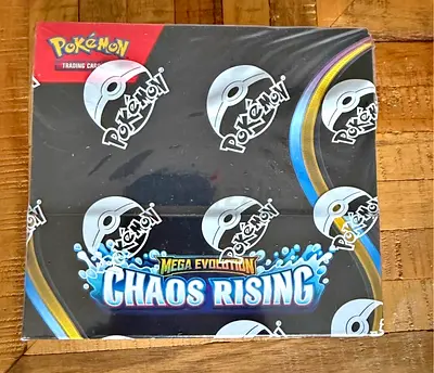 Sealed Pokémon TCG Mega Evolution Chaos Rising Booster Box (36 packs)
