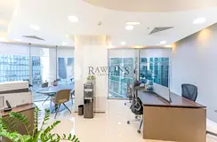 Furnished Office | The Binary | Burj &amp; Canal Views