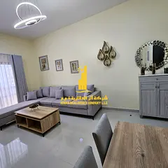 Luxurious furnished One-bedroom apartment for monthly rent in Ajman Corniche - near the Ship Roundab