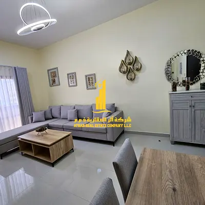 Luxurious furnished One-bedroom apartment for monthly rent in Ajman Corniche - near the Ship Roundabout ✅ Including All bills , ready to move in!!