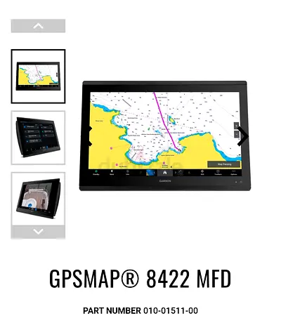 Garmin GPSMAP 8422 MFD Marine Chartplotter - 8 Touchscreen
