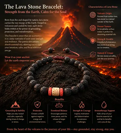 Lava Stone Bracelet