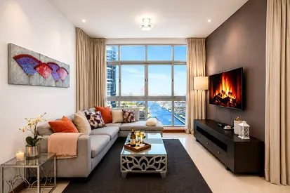 Stunning Marina View | 2BHK in Iris Blue | Furnished