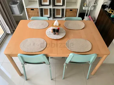 Ikea Extendable Dinning Table With Chairs