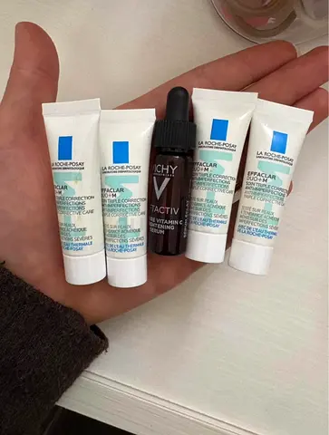 La Roche-Posay Effaclar sample set + Vichy serum (new)