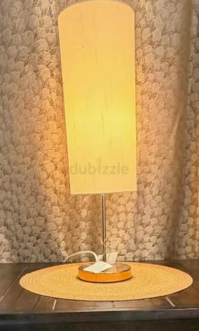 New tagged Home centre Table Lamp with Fabric Shade - Beige
