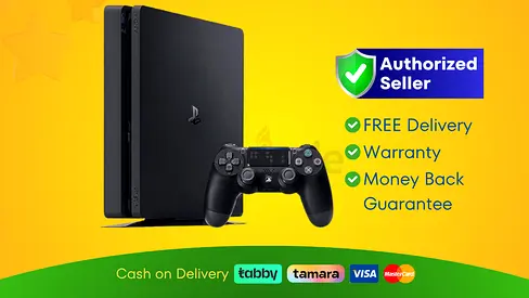 Sony PlayStation 4 - Slim - Black - 500GB | Brand New | 01 Month Warranty | FREE Delivery