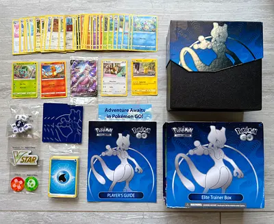 Pokemon go box with promotion MEW card sealed holographic shiny TCG Pokemon card original
