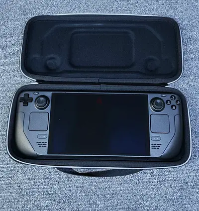 Steam Deck (handheld) with protective carry case - good condition