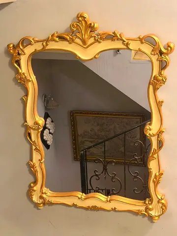 Ornate Gold Wall Mirror - Vintage Baroque Style