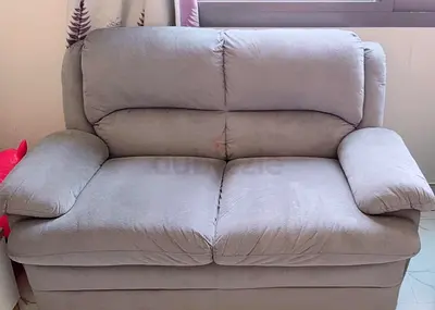 Comfortable 2-Seater and 3-seater Grey Fabric Sofa - Good Condition