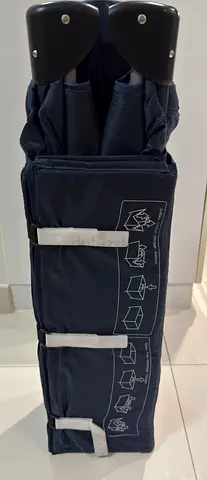 Foldable Lightweight Baby Stroller - Compact Fold, Navy