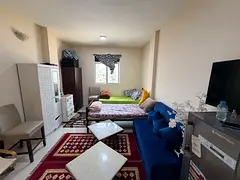 A unique opportunity to rent a studio in a vibrant location on Ajman Corniche, suitable for living,