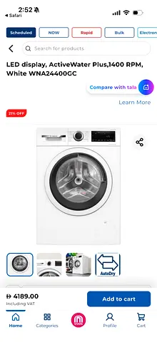 BOSCH serie 4 washing machine  dryer