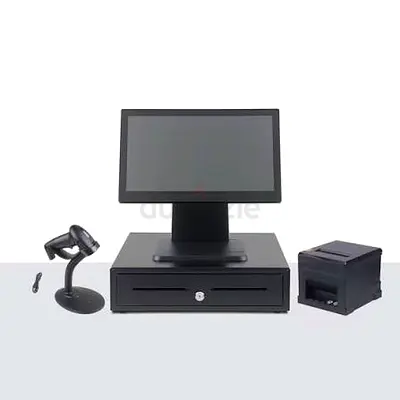 Complete POS System with software, Cash Drawer, Receipt Printer Barcode Scanner