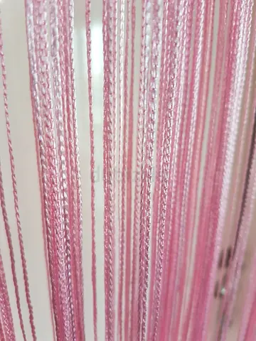 8 Pink - 4 Purple  String Curtains Tassel  - Flawless Condition