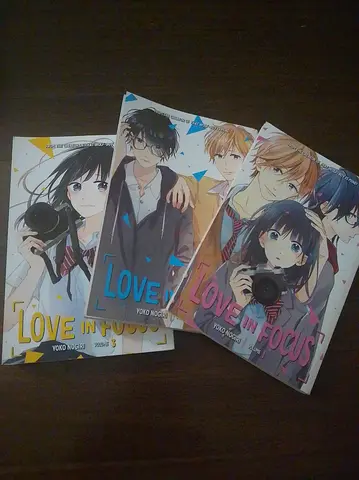 Love in Focus manga, all three volumes