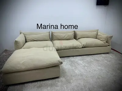 Looks great condition marina home lshape sofa