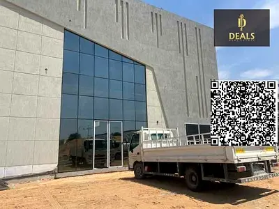 مستودع 25,000 قدم للإيجار في الجرف | كهرباء 128 ك.و | مناسب للأنشطة الصناعية واللوجستية | موقع مميز | 950 ألف