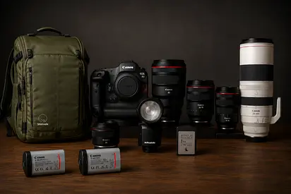 Canon EOS R1 + Lenses (( See Description ))