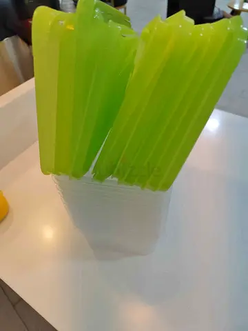 10 plastic Tupperware