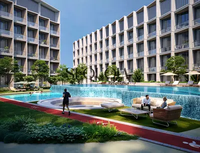 Arjan Studio Apartment | Downtown & Skyline View | Pool & Courtyard Outlook