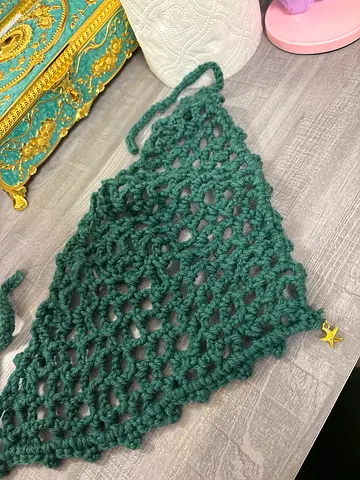 Handmade crochet bandana