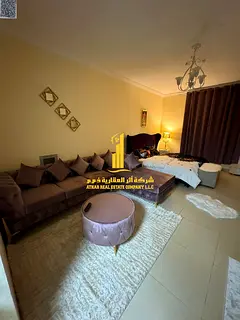 🏡 The most luxurious and elegant studio apartment for monthly rent in Al Yasmin Towers, opposite 