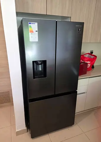 Free Delivery- SAMSUNG Large French Door Refrigerator - Good Condition, Twin Cooling