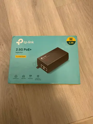 TP-Link 2.5GB PoE+ injector (TL-POE260S)
