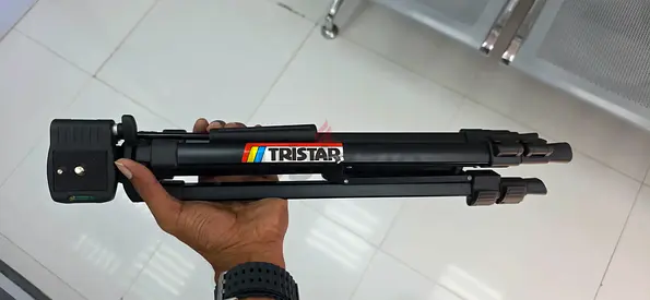 Tristar Lightweight Camera Tripod - Foldable, Compact