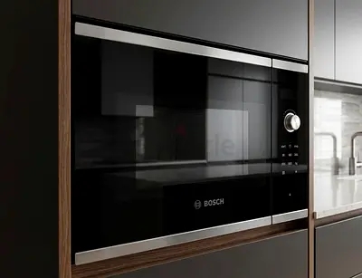 Bosch Built-In Microwave – Black Glass Stainless Steel Finish