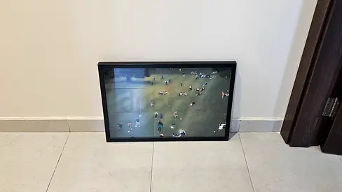 Framed Photo Print of People on a Grassy Hill