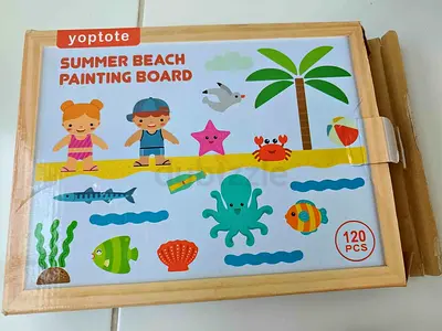 Magnet/white and chalk board for kids