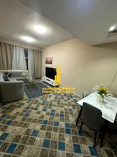 ✨ Luxurious fully furnished two-bedroom apartment for monthly rent in Al Rashidiya 3, opposite Ajm