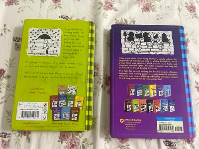 Set of 2 Diary of a Wimpy Kid books - Hard Luck  The Meltdown