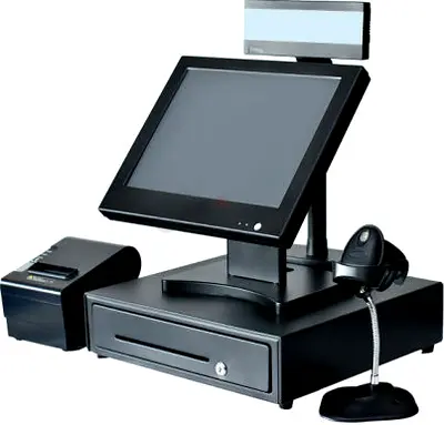 Complete POS System with software , Receipt Printer, Cash Drawer  Scanner