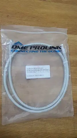 DME PROLINK Cat6 Copper Patch Lead Ethernet Cable 1m