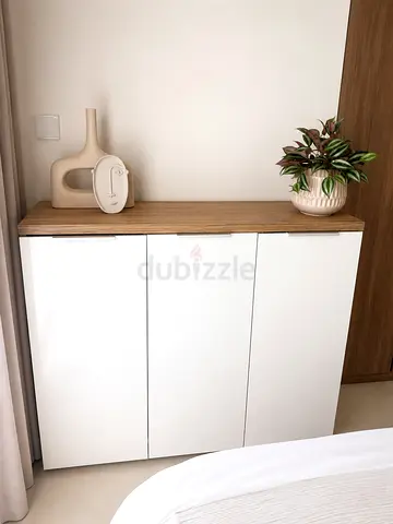 2x 24 pair Nordic shoe cabinet