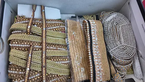 Traditional Embroidery Borders and Lace Collection 10 dhs per yard