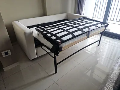 Pull out Ikea vimle two seater sofa bed with mattress