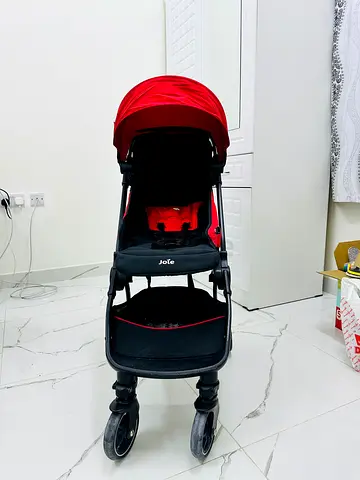 Joie lightweight red stroller - good condition
