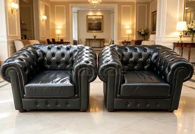 Sofa Chesterfield Pure Leather 1+1