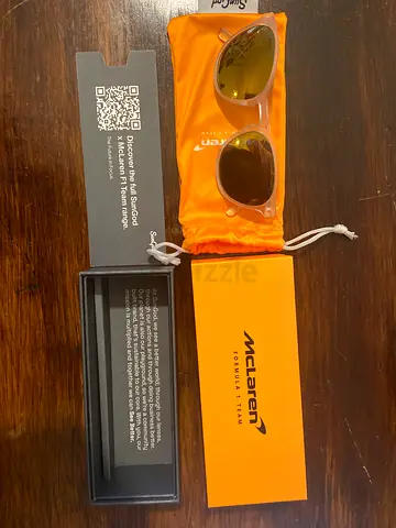 McLaren x SunGod Sunglasses with Case - Gently Used last sold for around 600-750